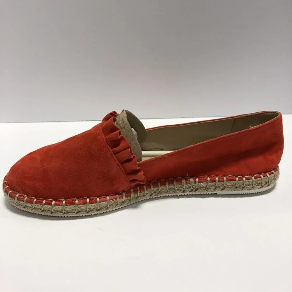 Bandolino Women’s Hadal Slip-On Espadrille Shoes Orange, Size 10 M